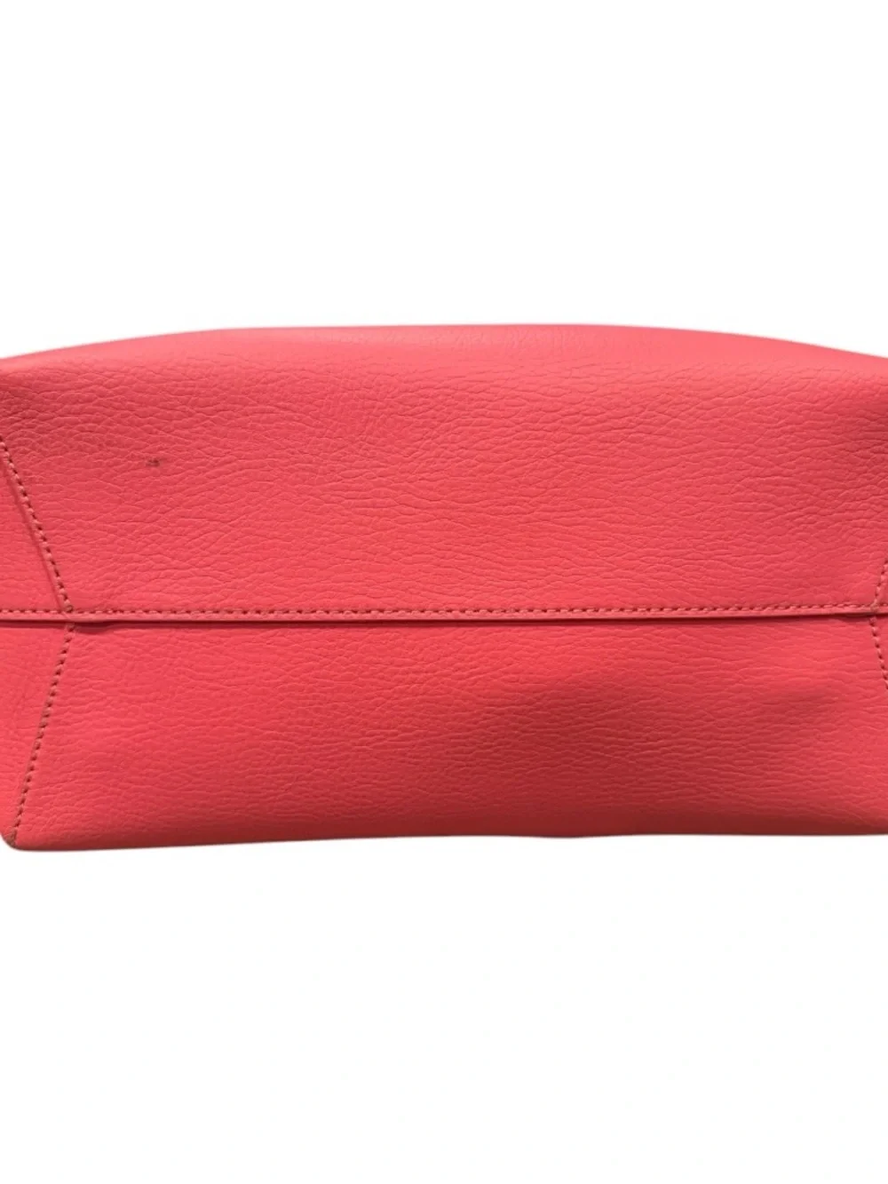 Kate Spade Vanderbilt Small Georgia Satchel Coral Bow Scalloped Leather Handbag - Picture 11 of 11